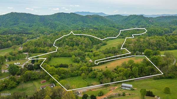 69 Acres of Land with Home for Sale in Sevierville, Tennessee