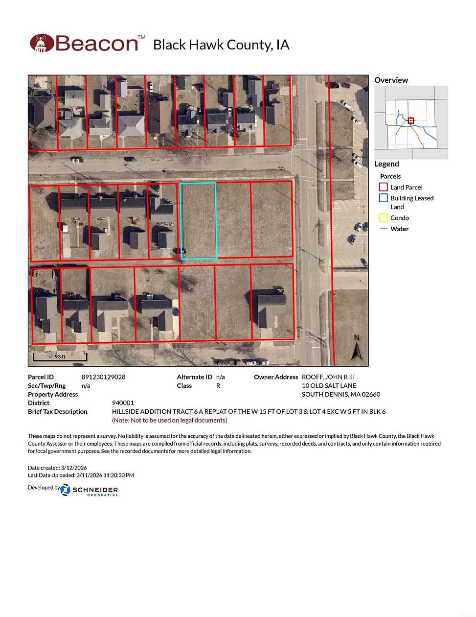 0.19 Acres of Residential Land for Sale in Waterloo, Iowa