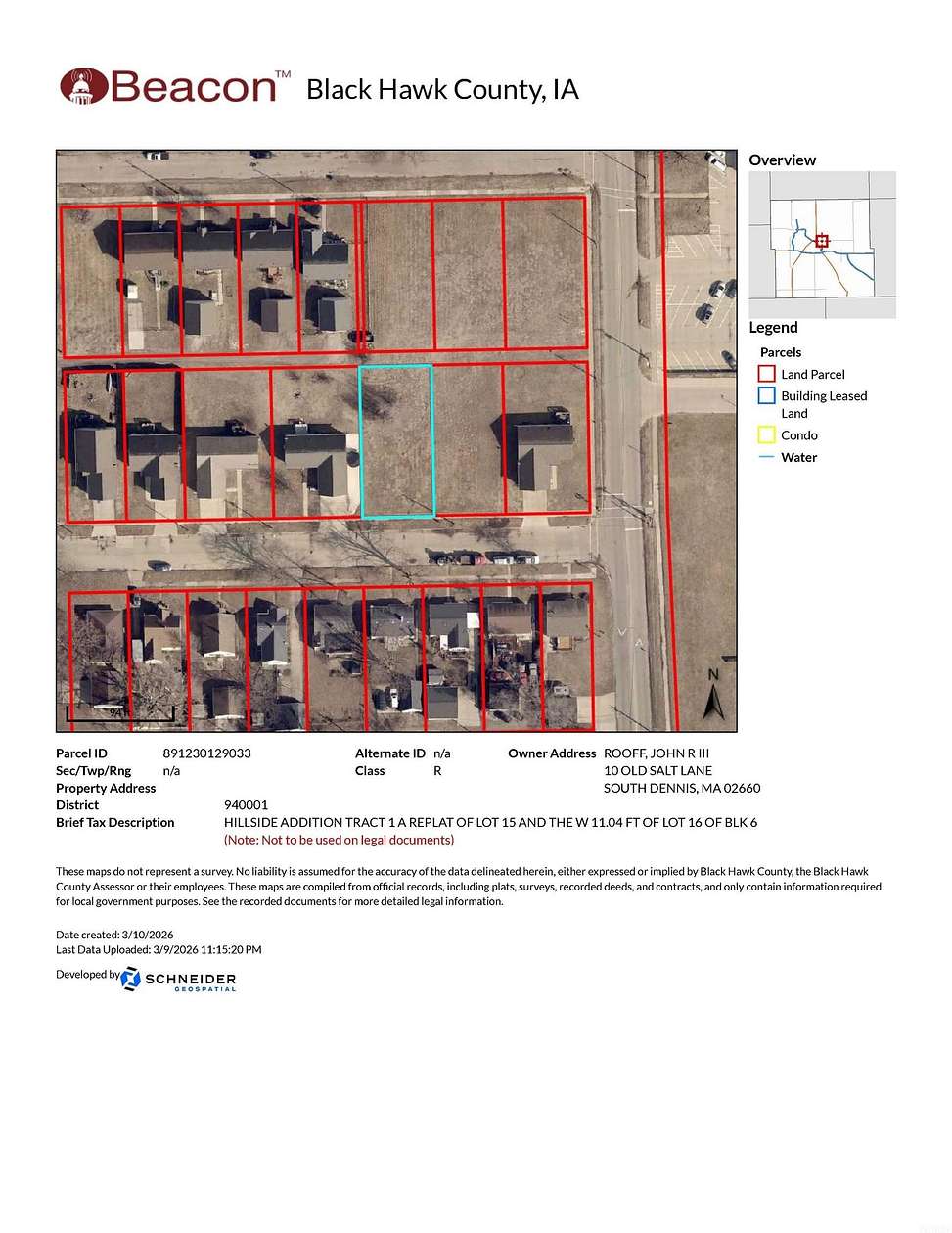 0.18 Acres of Residential Land for Sale in Waterloo, Iowa