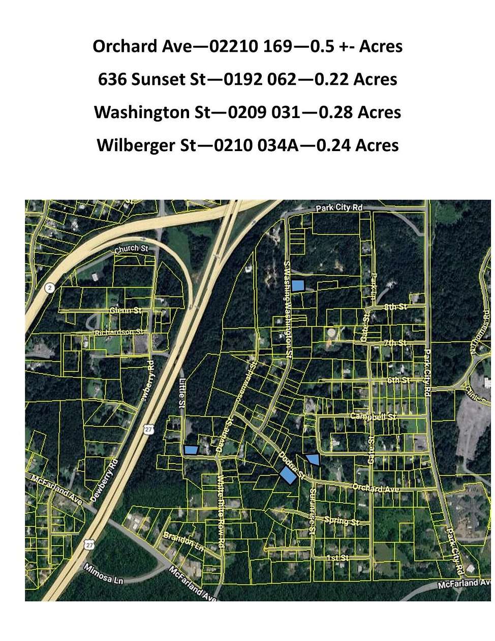 1.24 Acres of Residential Land for Sale in Rossville, Georgia
