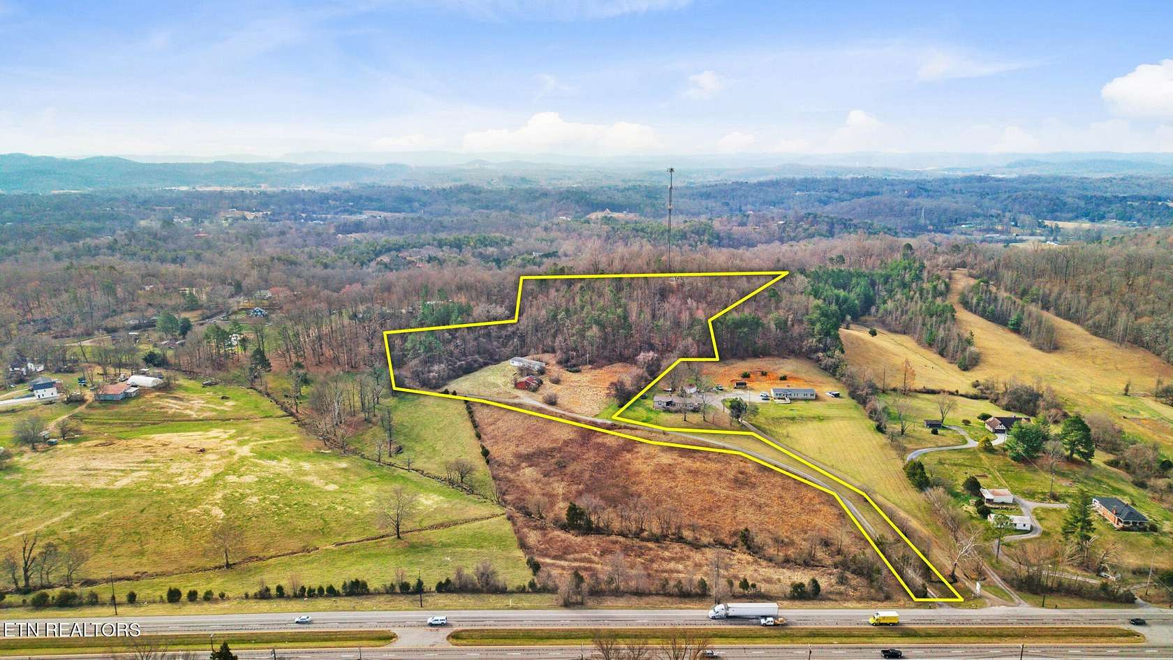 12.9 Acres of Agricultural Land for Sale in Knoxville, Tennessee