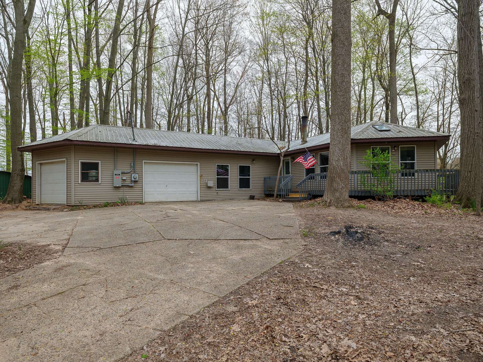8.9 Acres of Land with Home for Sale in Gobles, Michigan