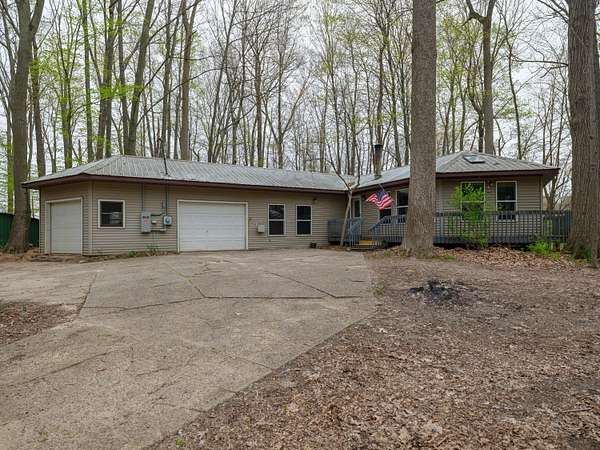 8.9 Acres of Land with Home for Sale in Gobles, Michigan