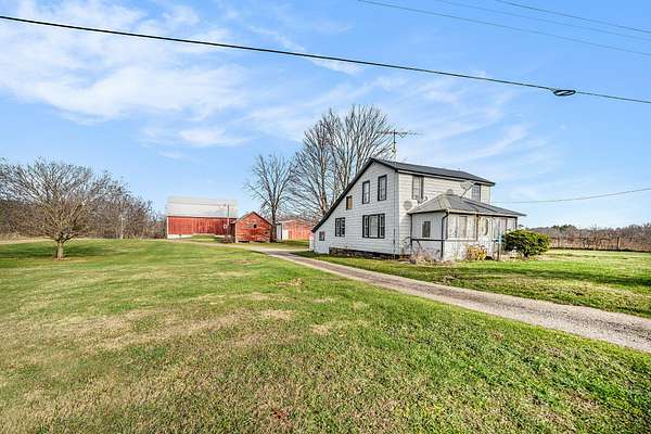 21.6 Acres of Agricultural Land with Home for Sale in Marcellus, Michigan