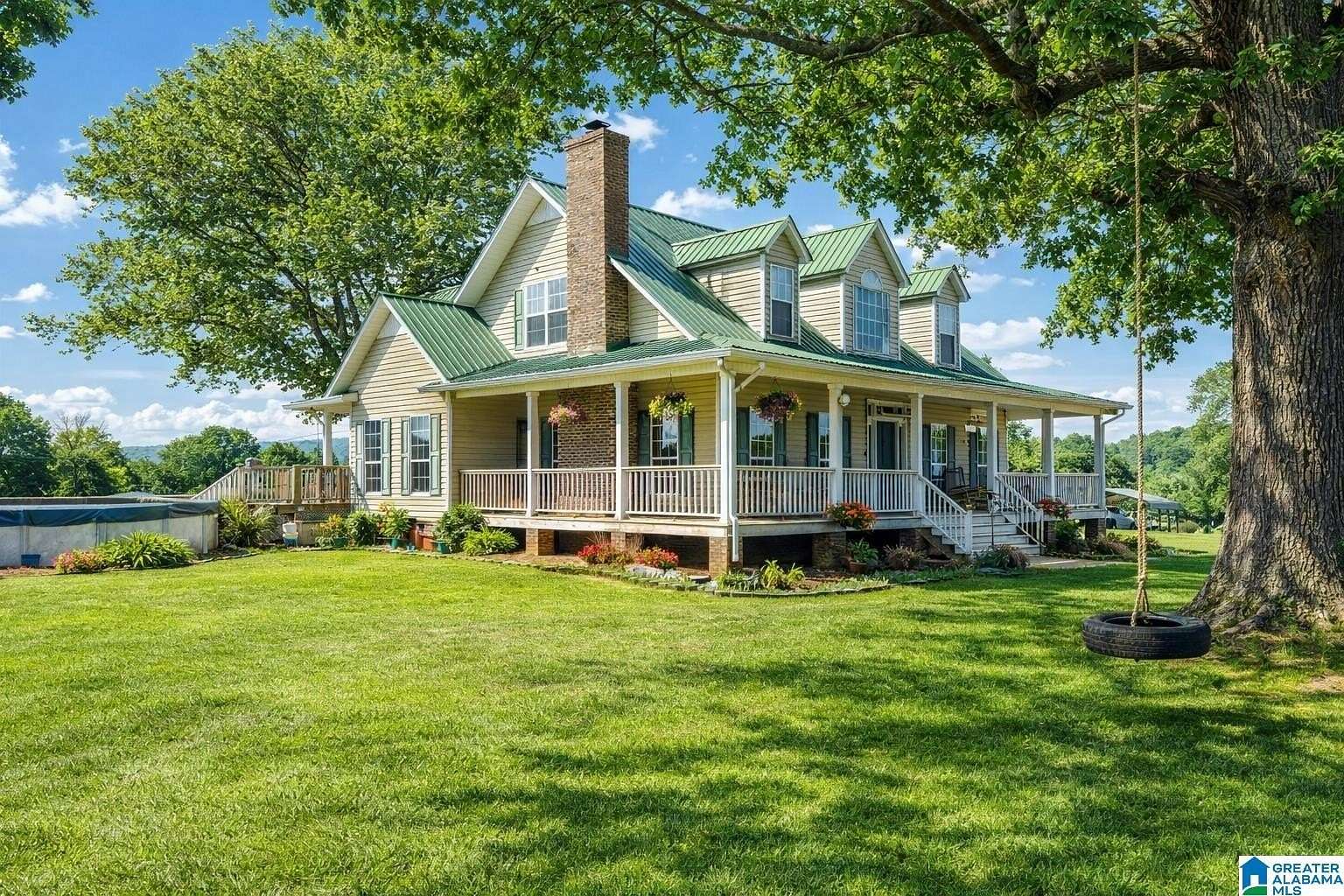 117 Acres of Agricultural Land with Home for Sale in Piedmont, Alabama