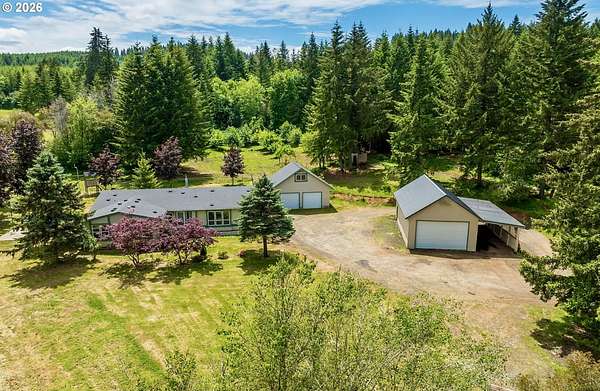 16 Acres of Land with Home for Sale in Elmira, Oregon