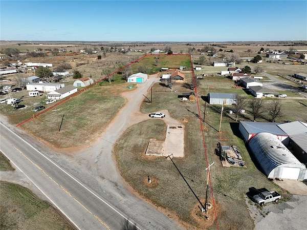 6 Acres of Land with Home for Sale in Carnegie, Oklahoma