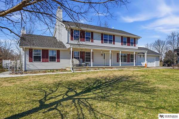 6.72 Acres of Land with Home for Sale in Eagle, Nebraska