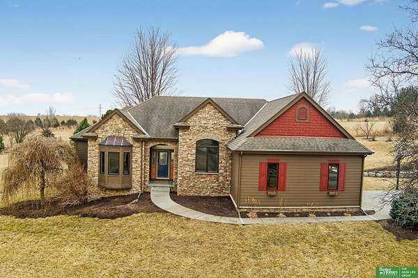 5 Acres of Land with Home for Sale in Gretna, Nebraska