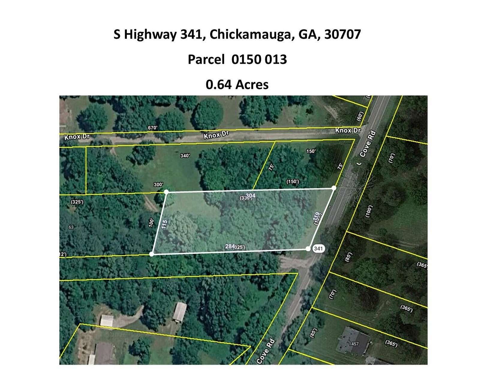 0.64 Acres of Residential Land for Sale in Chickamauga, Georgia
