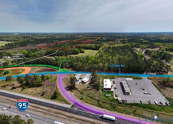 29.2 Acres of Recreational & Residential Land for Sale in Petersburg, Virginia