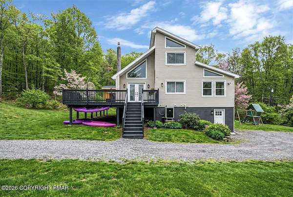 3.54 Acres of Land with Home for Sale in Pocono Lake, Pennsylvania