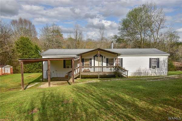 5.47 Acres of Land with Home for Sale in Gordo, Alabama