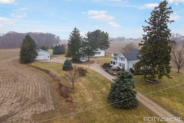 53.5 Acres of Agricultural Land with Home for Sale in Sparta, Michigan