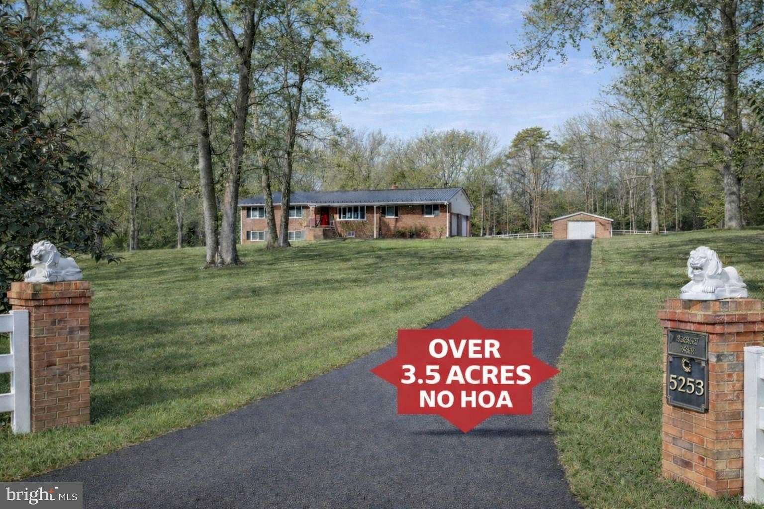 3.52 Acres of Land with Home for Sale in Waldorf, Maryland