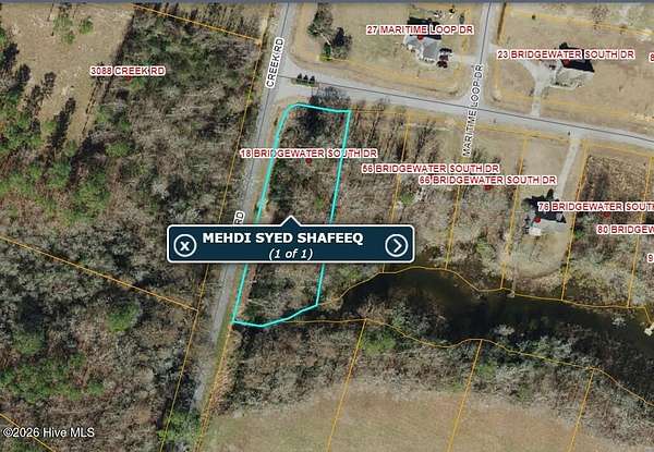 0.92 Acres of Residential Land for Sale in Bath, North Carolina