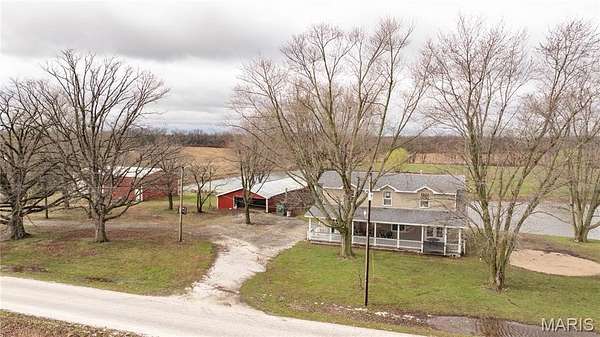 5 Acres of Land with Home for Sale in Carrollton, Illinois