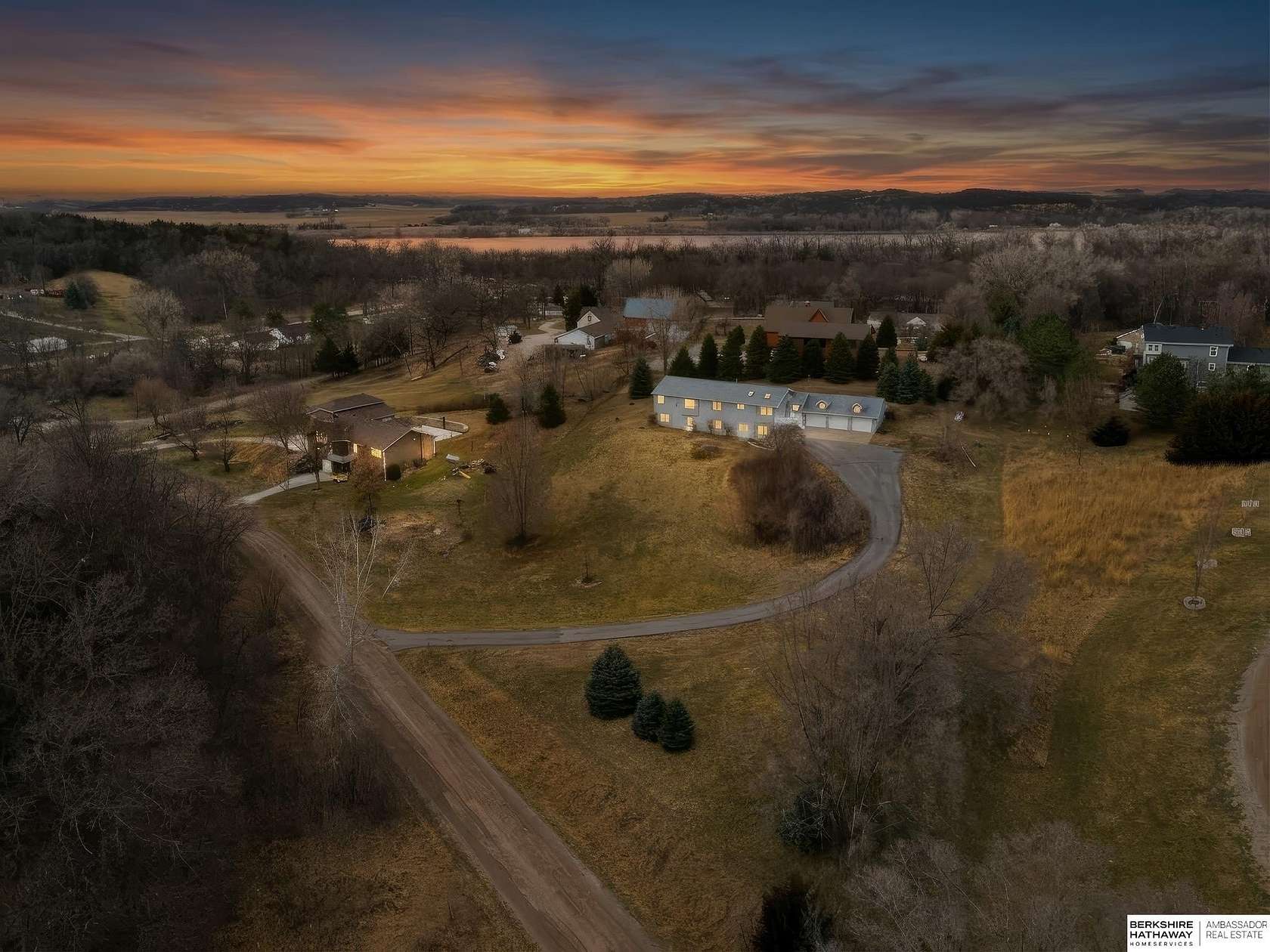 1.5 Acres of Land with Home for Sale in Louisville, Nebraska