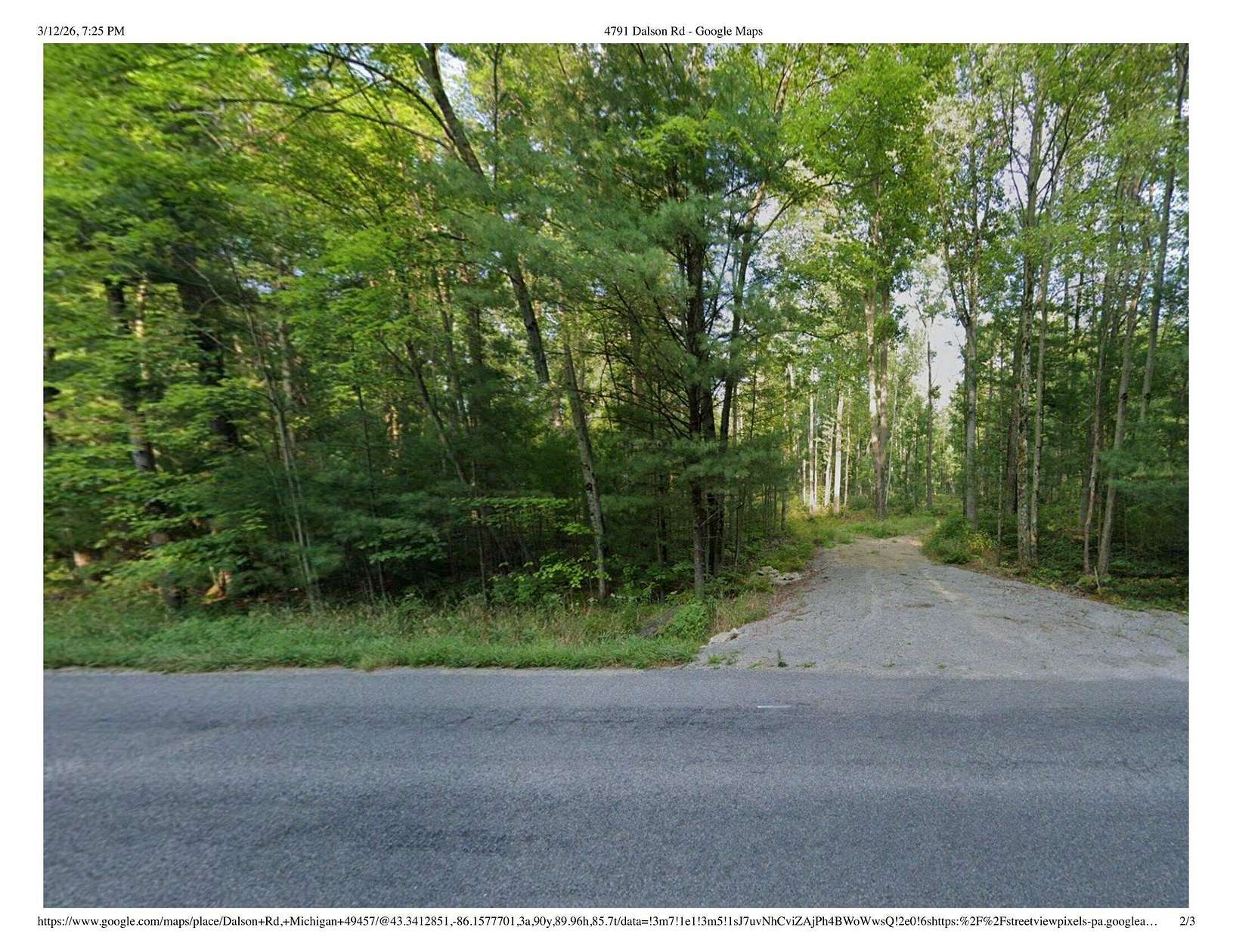 10.4 Acres of Land for Sale in Twin Lake, Michigan