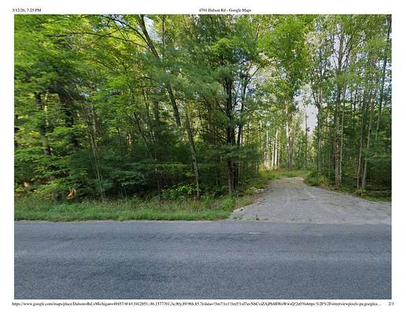 10.4 Acres of Land for Sale in Twin Lake, Michigan