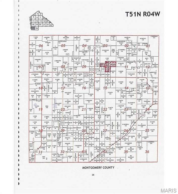 147 Acres of Agricultural Land with Home for Sale in Middletown, Missouri