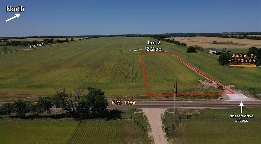 2.2 Acres of Land for Sale in Justin, Texas