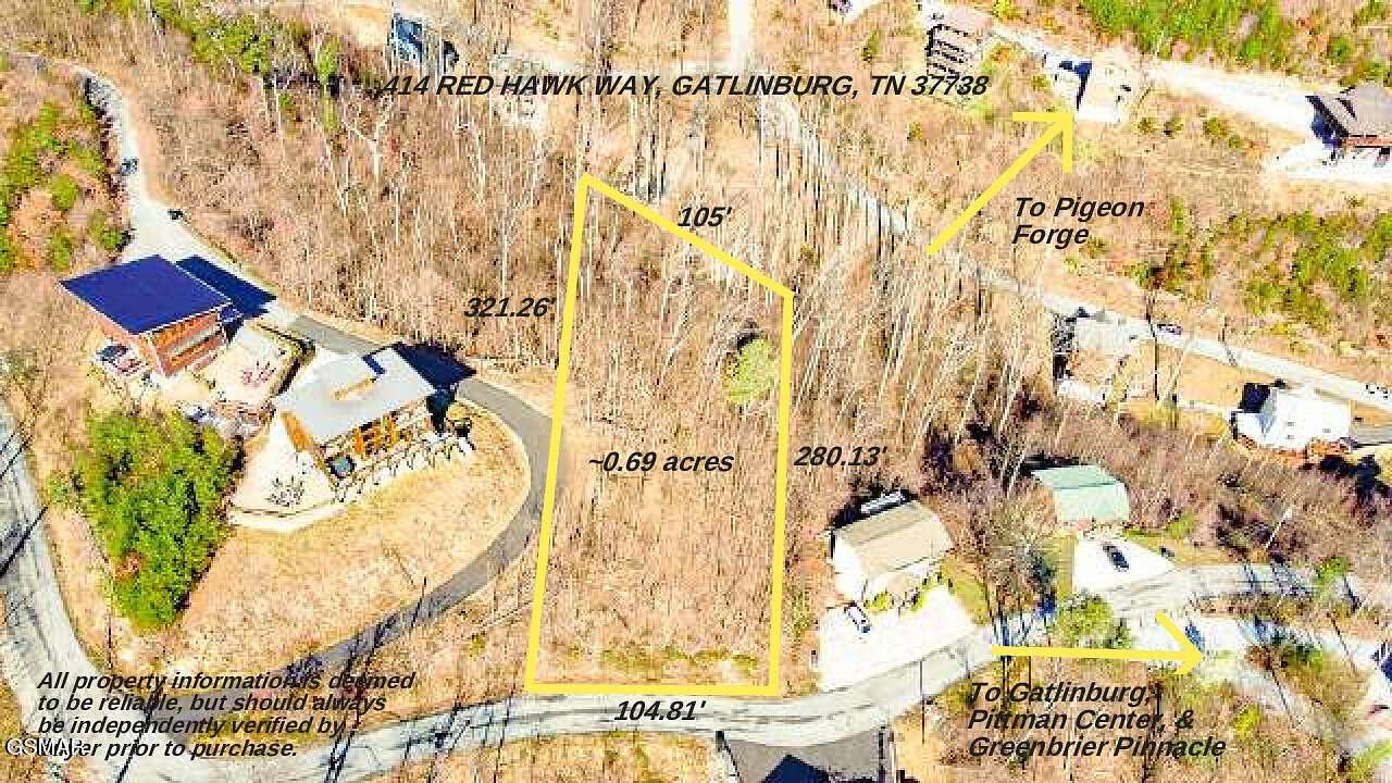 0.69 Acres of Residential Land for Sale in Gatlinburg, Tennessee