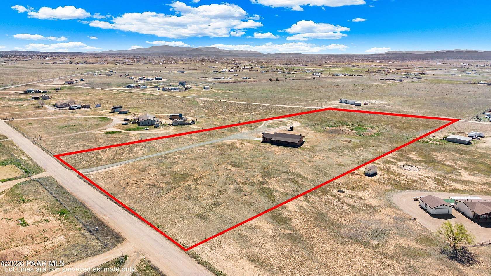 8 Acres of Land with Home for Sale in Paulden, Arizona