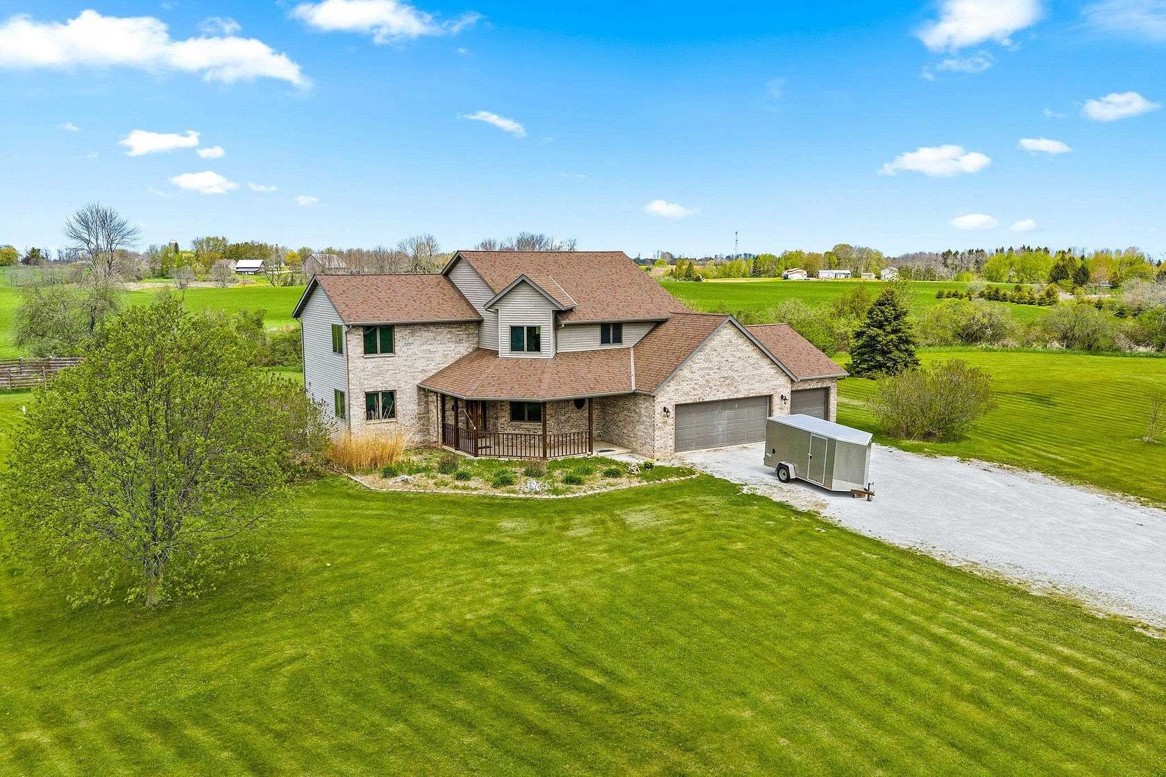 5.24 Acres of Land with Home for Sale in Kewaunee, Wisconsin
