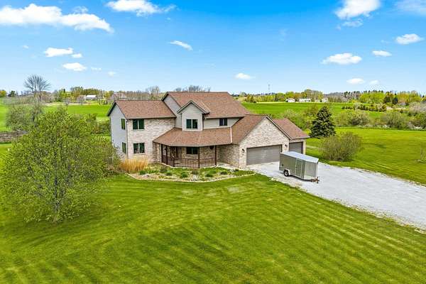 5.24 Acres of Land with Home for Sale in Kewaunee, Wisconsin