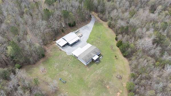 48 Acres of Land with Home for Sale in Greensboro, Alabama