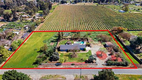 2.35 Acres of Land with Home for Sale in Fresno, California