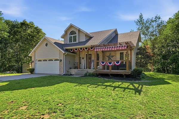 8.25 Acres of Land with Home for Sale in Wheatfield, Indiana