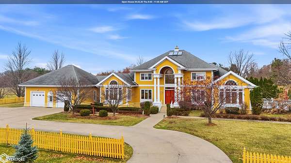 3.69 Acres of Land with Home for Sale in Fairfield, Iowa