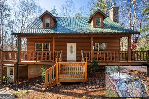 1.66 Acres of Land with Home for Sale in Cleveland, Georgia