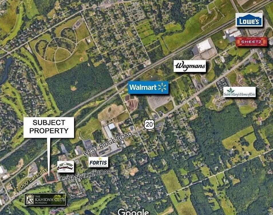 3.17 Acres of Mixed-Use Land for Lease in Fairview, Pennsylvania