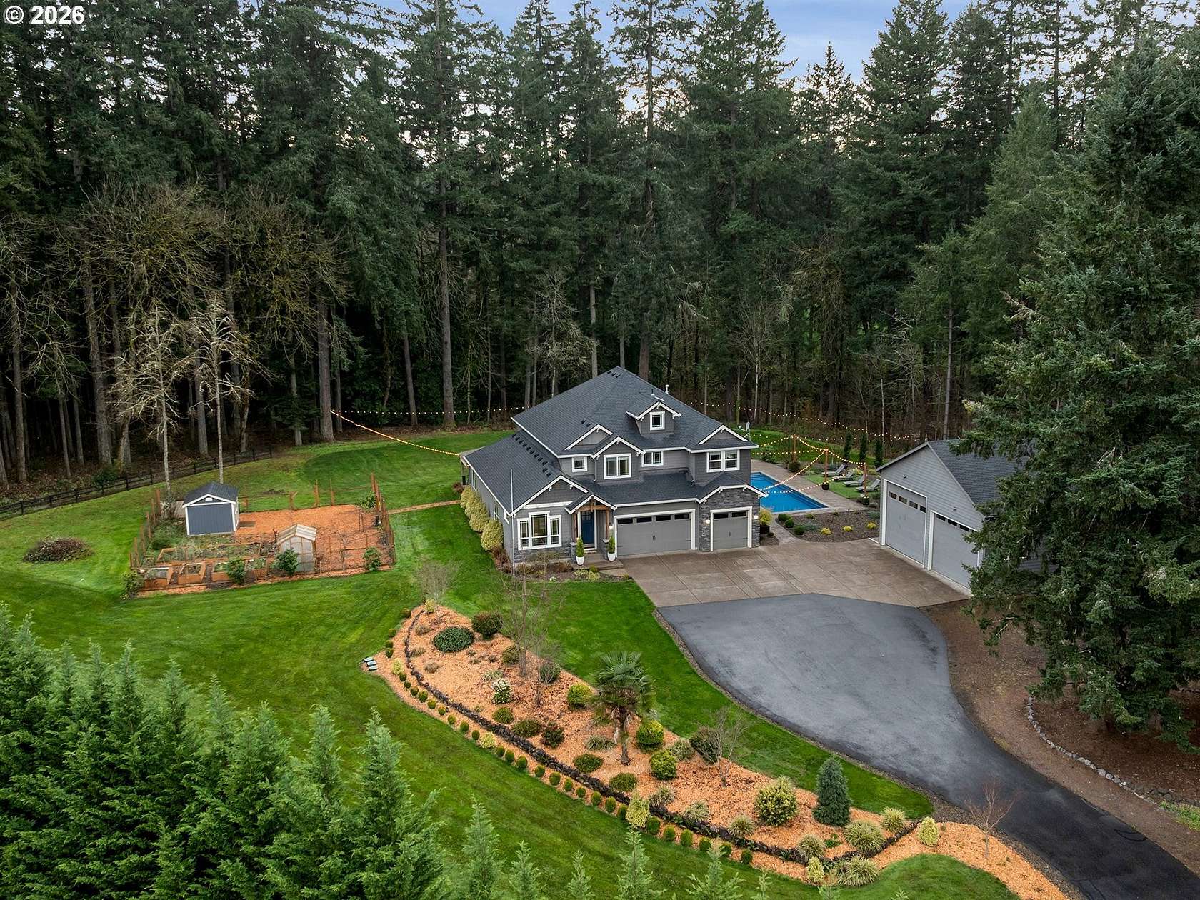 5.43 Acres of Land with Home for Sale in Sherwood, Oregon