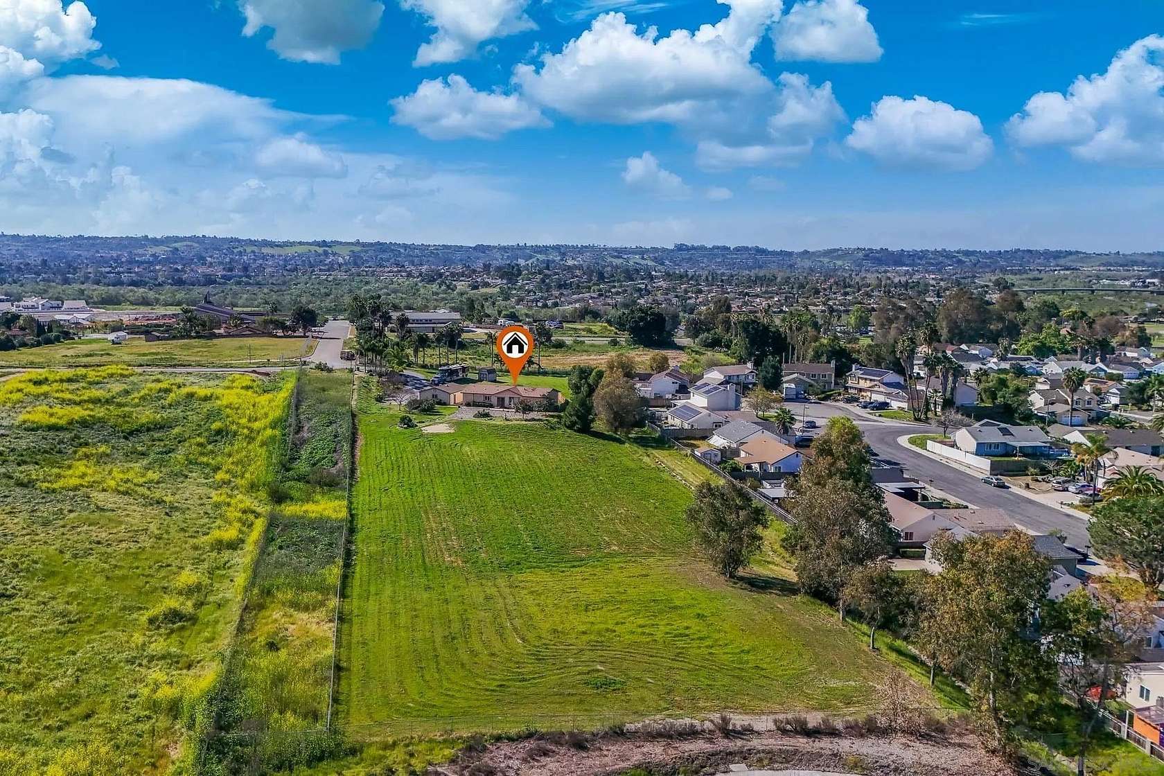 3.12 Acres of Land with Home for Sale in Oceanside, California