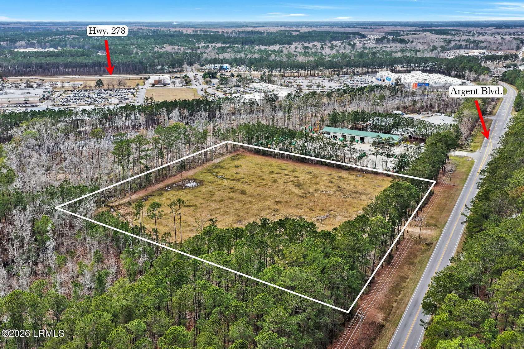 5.77 Acres of Commercial Land for Sale in Hardeeville, South Carolina