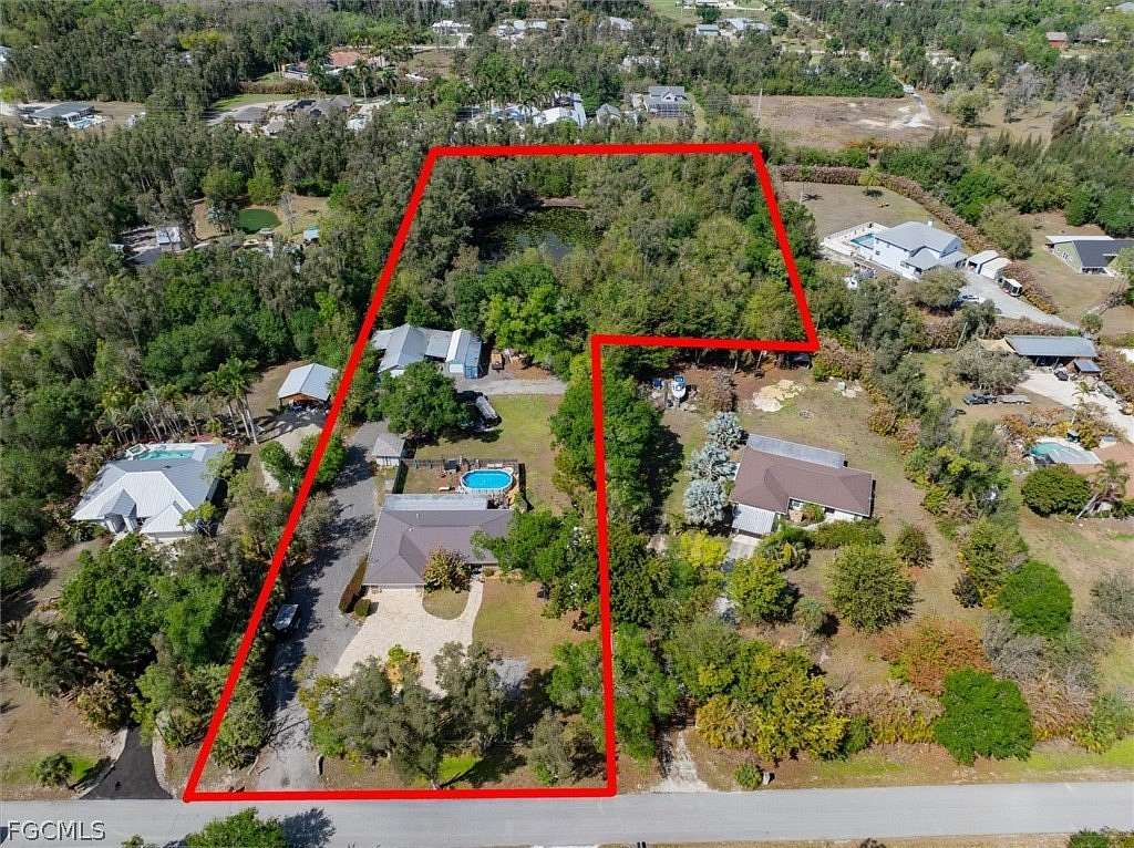 3.79 Acres of Land with Home for Sale in Fort Myers, Florida