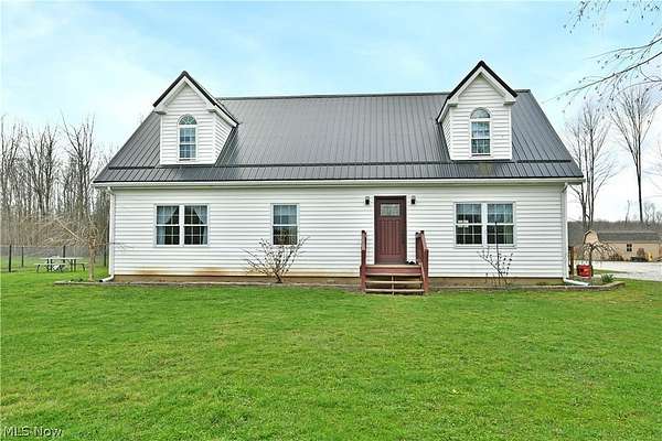 10 Acres of Land with Home for Sale in Rome, Ohio