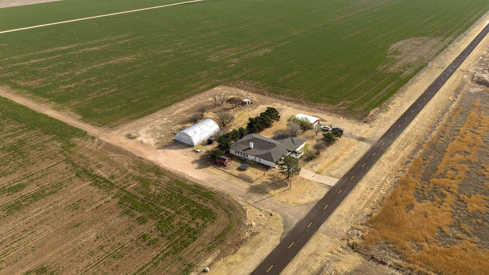 2 Acres of Land with Home for Sale in Groom, Texas