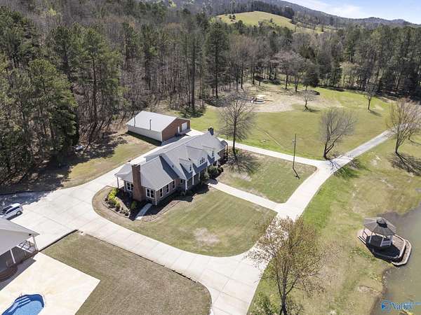 16.1 Acres of Land with Home for Sale in Remlap, Alabama