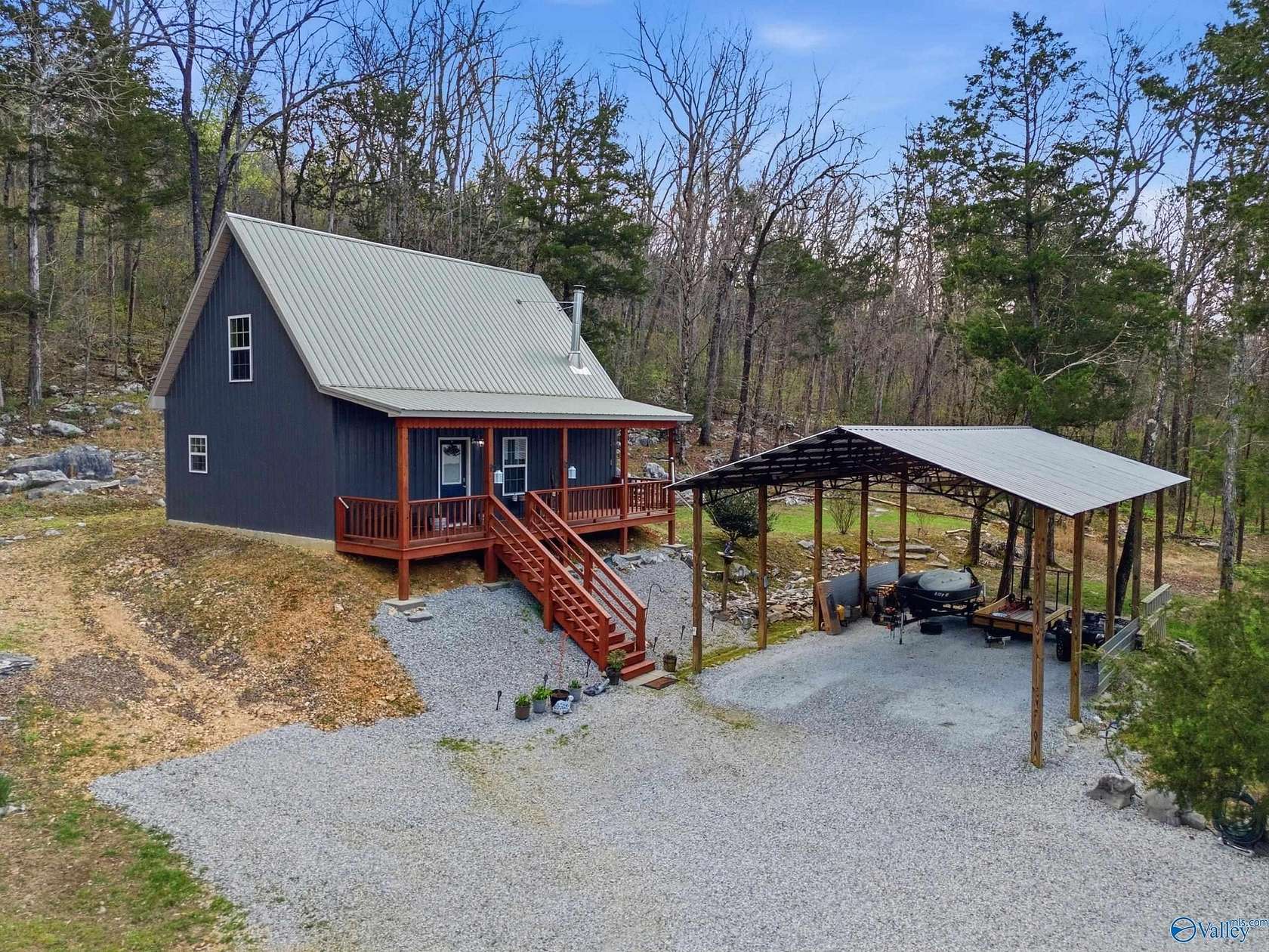 8.6 Acres of Land with Home for Sale in Woodville, Alabama