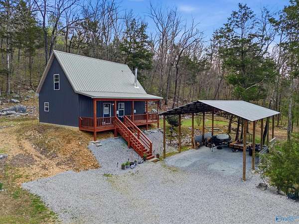 8.6 Acres of Land with Home for Sale in Woodville, Alabama