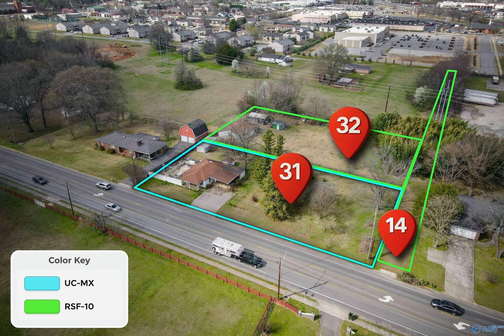 1.3 Acres of Improved Commercial Land for Sale in Decatur, Alabama