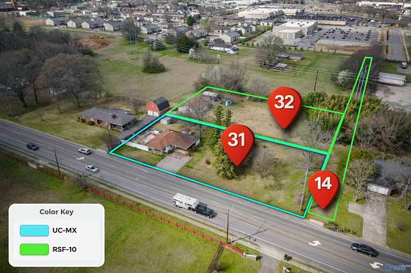 1.5 Acres of Improved Commercial Land for Sale in Decatur, Alabama
