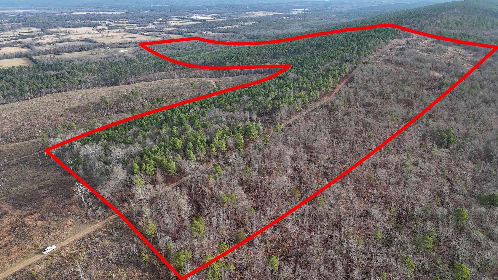 160 Acres of Recreational Land for Sale in Waldron, Arkansas