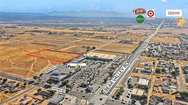 4.77 Acres of Residential Land for Sale in Apple Valley, California