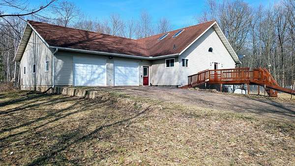 40 Acres of Recreational Land with Home for Sale in New Auburn, Wisconsin